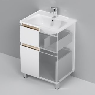 Тумба под раковину AM.PM X-Joy M85A-FSX0602WG-WCC0602WG белый 60 см