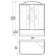 душевая кабина River DUNAY 170/80 МТ