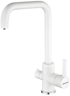 Смеситель для кухни Paulmark Logas Lo213021-431TW белый