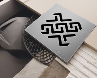 Душевой трап Berges Platz Antik 091161 15см хром глянец