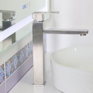 Смеситель для раковины Melana Cubo MELANA-610202 сатин