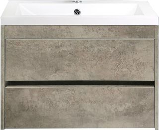 Подвесная тумба под раковину Art&Max Family 58см цемент Family-580-2C-SO-CV