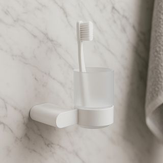 Стакан для ванной комнаты Knotlor SC102WY, белый