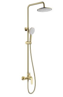 Душевая стойка Wonzon & Woghand Blend WW-A30103-BG брашированное золото