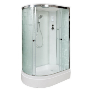 Душевая кабина Deto ЕМ2712 R с электрикой (эл.) 120х80х220 см