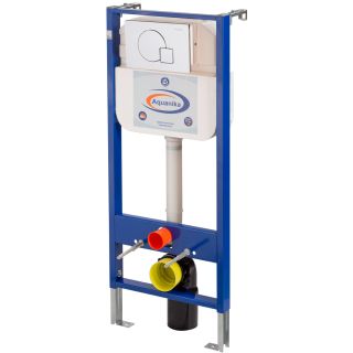 Инсталляция для подвесного унитаза Aquanika Basic 10.702.450.02.10 с клавишей смыва хром