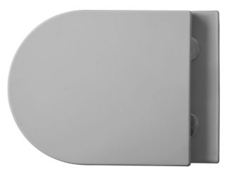 Подвесной унитаз Avimano Intuition 1000073 безободковый серый матовый