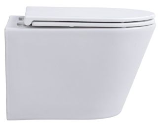 Подвесной унитаз Avimano Intuition 1001060 безободковый белый глянец