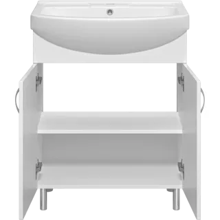 Напольная тумба под раковину Misty Изео Э-Изе01070-021Н 67 см белый