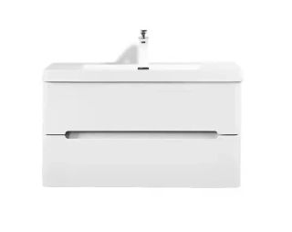 Подвесная тумба с раковиной Parly Spa River80 лилейно-белый