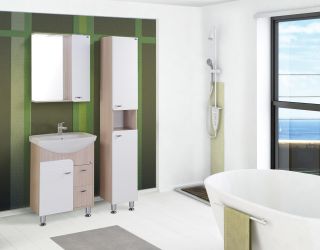 Напольная тумба под раковину Onika Стиль 106032 60см белый/ясень шимо