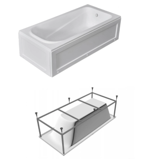 Акриловая ванна Parly Ortiz CT10819 170х70 белая