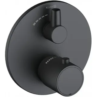 Термостатический смеситель для душа Kludi Zenta SL 388853945 чёрный матовый