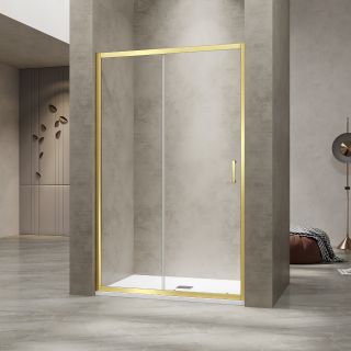 Душевая дверь RGW PA-114Gb 030811414-16 140 см брашированное золото