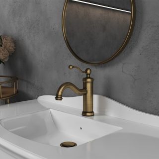 Смеситель для раковины Paini Duomo 88F3205 старая бронза