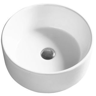 Раковина накладная SantiLine SL-1056 40см белый