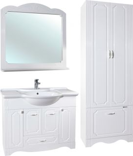 Пенал Bellezza Кантри 60см белый 4629909090019