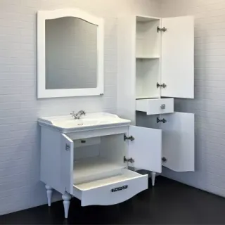 Тумба с раковиной Comforty Монако 00004136578 80 см белый