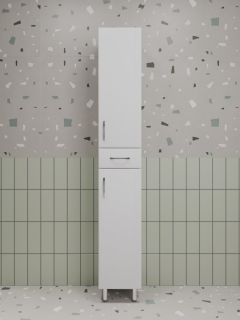 Пенал Style Line Эко Стандарт 30 ЛС-00002328 с бельевой корзиной белый