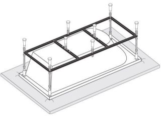 Каркас для ванны VagnerPlast VPK18080 180x80см