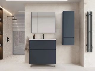 Тумба под раковину напольная Style Line Лима ЛС-00002351 80 см графит