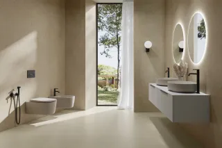 Раковина Kludi Resa R 58CW10O2 40 см светло-серый матовый