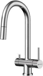 Смеситель для кухни Omoikiri Akita S-BN сталь