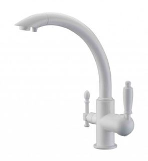 Смеситель для кухни ZORG Zorg Sanitary ZR 314 YF-33 WHITE