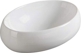 Раковина накладная SantiLine SL-1075 48см белый