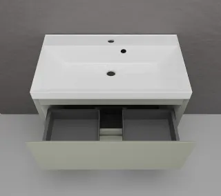 Тумба под раковину напольная Style Line Манхэттен ЛС-00002373 80 см олива