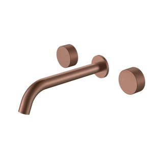 Встраиваемый смеситель для раковины Boheme Stick Touch 152-2-BRB.2 брашированная бронза