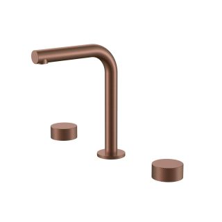 Встраиваемый смеситель для раковины Boheme Spirale 152-BRB.4 брашированная бронза