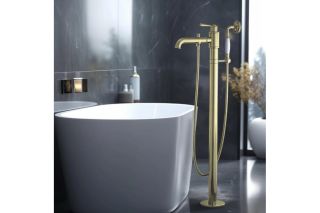 Смеситель для ванны Aquatek Классик AQ1545PG золото