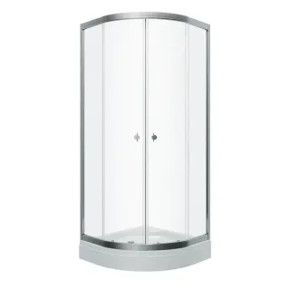 Душевой уголок Triton Альфа Щ0000049614 80x80 см профиль хром стекло прозрачное
