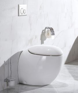 Унитаз CeramaLux 1005 приставной с сиденьем Микролифт