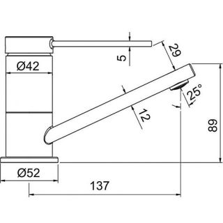 Смеситель для раковины Frap F4567-6 черный