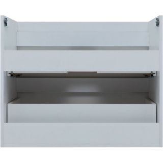 Тумба под раковину Aquanet Практика 347965 80 см белый глянец