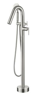 Смеситель напольный Boheme ETERNA NICKEL BRUSH никель