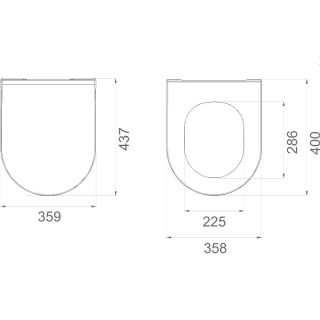 Крышка-сиденье Boheme белый матовый 966-WM