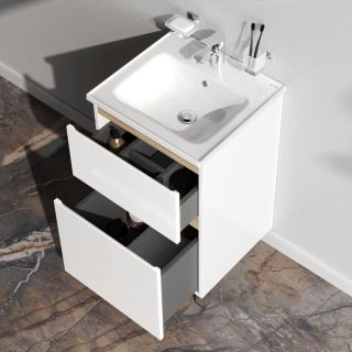 Тумба под раковину AM.PM X-Joy M85A-FSX0502WG-WCC0502WG белый 50 см