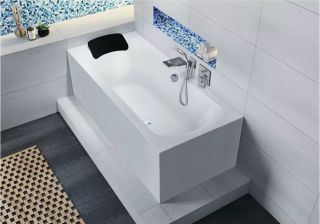Акриловая ванна Riho Linares Plug and Play B142010005 R 180х80см белый
