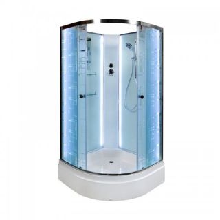 Душевая кабина Deto ЕМ2790 LED 90х90х220 см
