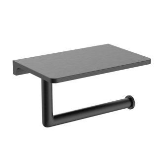 Держатель для туалетной бумаги с полочкой Raglo R320.03.09 графит