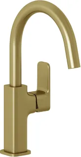 Смеситель для раковины Kludi Renon 42028N075 брашированное золото