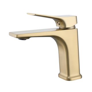 Смеситель для раковины Prohanss P62.10.03 золотой сатин