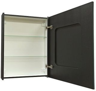 Зеркало-шкаф с подсветкой Art&Max Techno 60см чёрный матовый AM-Tec-600-800-1D-DS-F-Nero