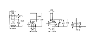 Унитаз Roca Gap 342477000