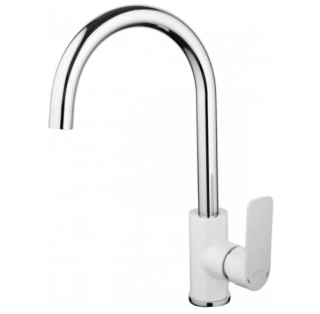 Смеситель для кухни Gappo G4048 белый/хром