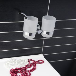 Стакан двойной Sapho X-Round хром XR902