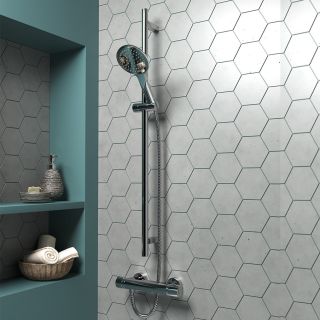 Смеситель для душа Paini Arena 92CR511TH с термостатом хром